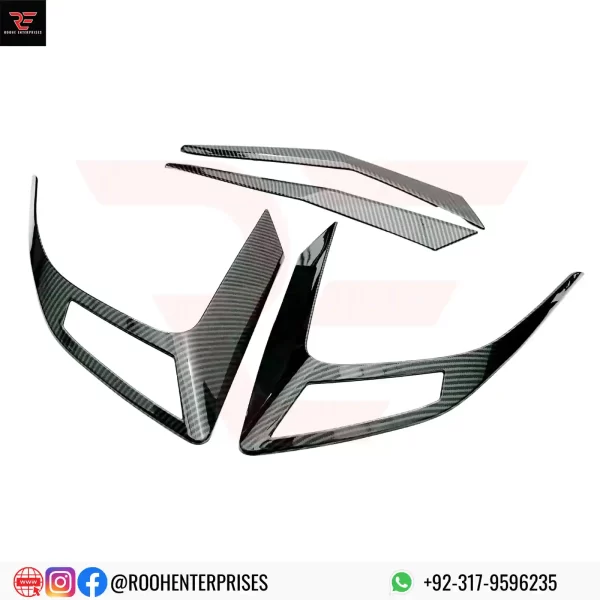 Buy Honda Civic X Rear/Back Light Trim Carbon Fiber 2016-2021 | Roohe Enterprises