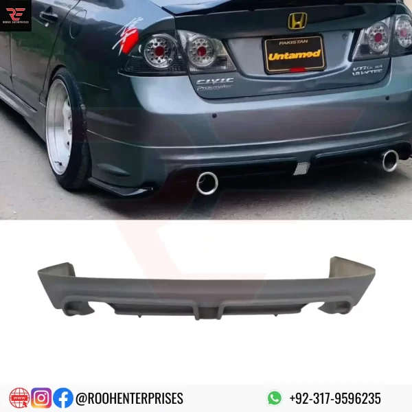 Buy Honda Civic Reborn Body Kit – Model 2012-2014 | Roohe Enterprises - Double Silncer